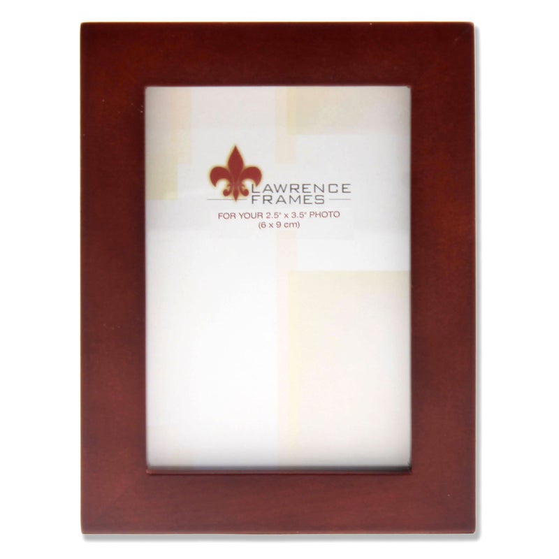 Lawrence Frames Walnut Wood Picture Frame, Gallery Collection, Light Walnut, 2.5x3.5 - Image 1
